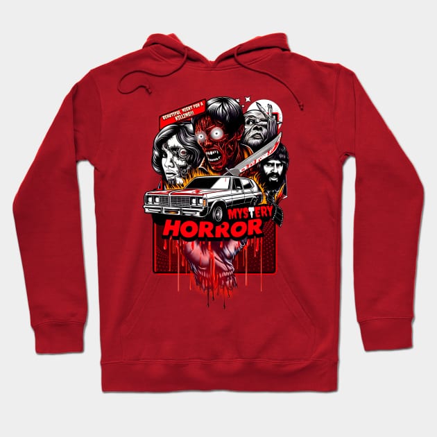 Mystery horror - Beautiful weather for killing!!! Hoodie by Invad3rDiz